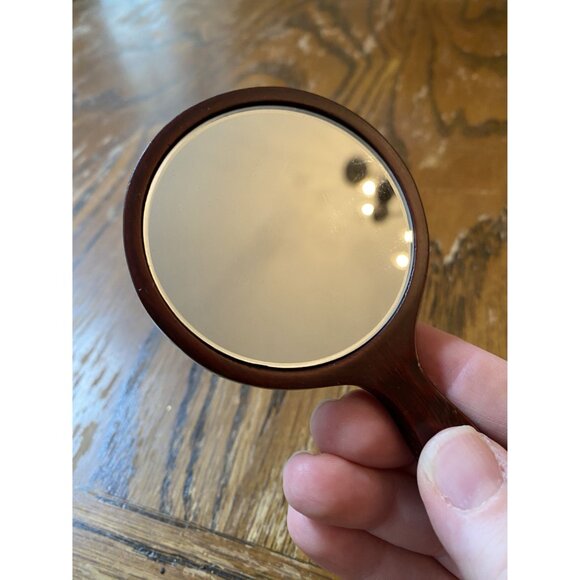 Vintage Handheld & Compact Mirrors Set Goderings Silver Art Co Rose Mirror - Picture 9 of 10